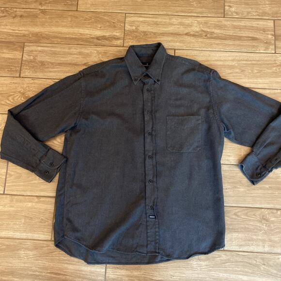 Vintage Ermenegildo Zegna Soft Men’s Shirt Size XL, 100% Cotton Flannel - Picture 1 of 9